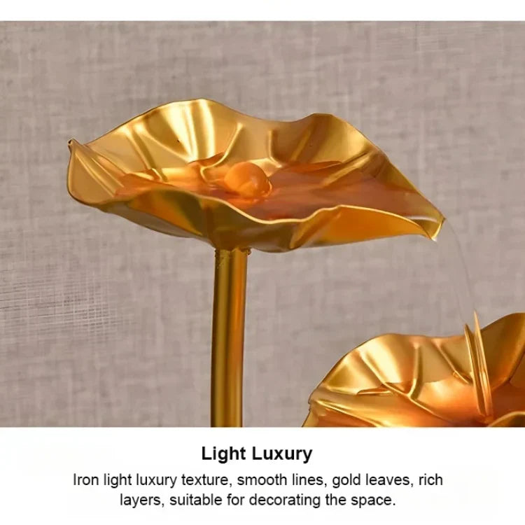 BowLift | Luxurious creative lotus fish bowl decoration