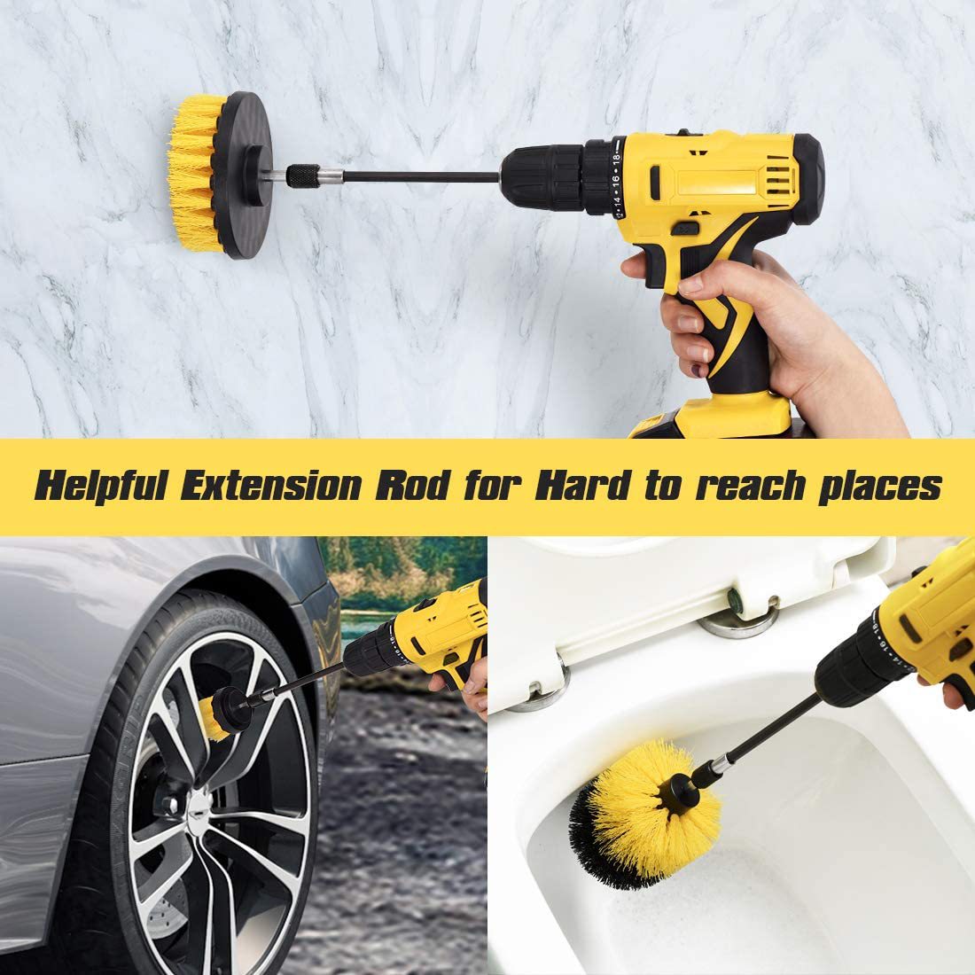 BowLift | Electric disc with soft and hard brush for cleaning