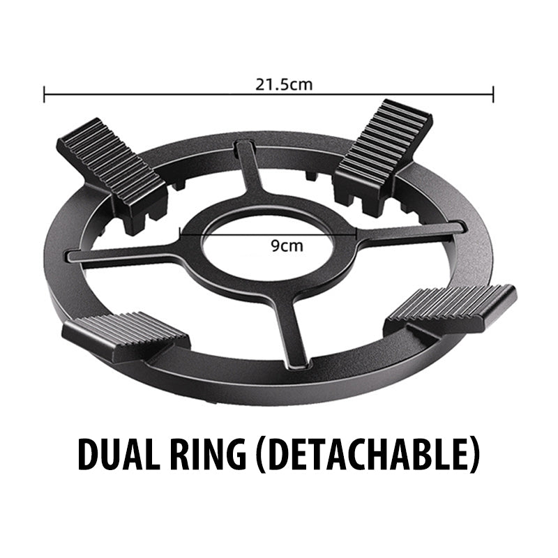 BowLift | Universal gas stove stand with non-slip support shelf