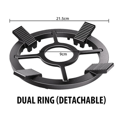 BowLift | Universal gas stove stand with non-slip support shelf