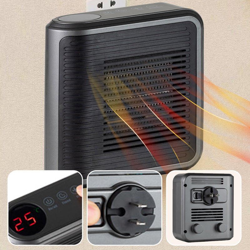 Skanto | Warmteluxe 800W Plug Heater – Compact, Energy-Efficient Mini Electric Heater