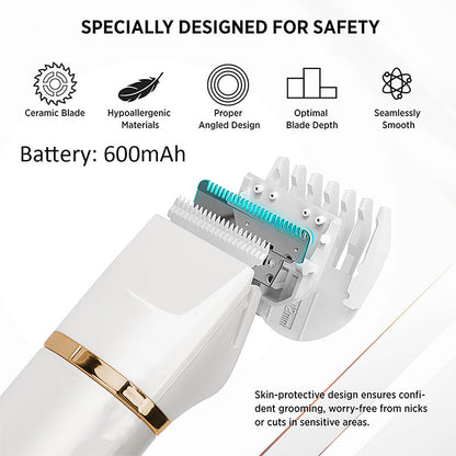 3-in-1 Electric Beard Trimmer with Charging Station | Karnz