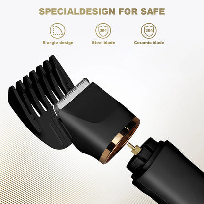 3-in-1 Electric Beard Trimmer with Charging Station | Karnz