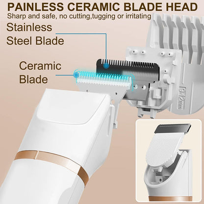 3-in-1 Electric Beard Trimmer with Charging Station | Karnz