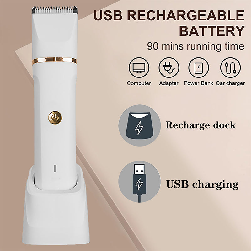 3-in-1 Electric Beard Trimmer with Charging Station | Karnz