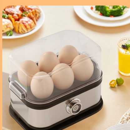 Multifunctional egg cooker with transparent lid | Bowlift