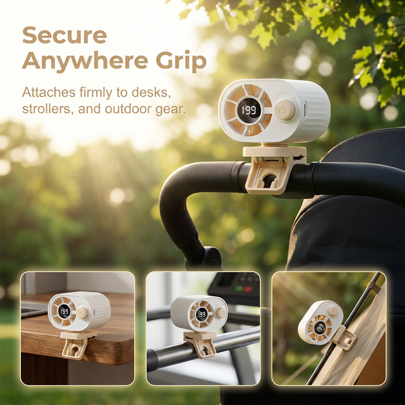 Rechargeable Clip-On Air Cooler for Outdoors | Bowlift