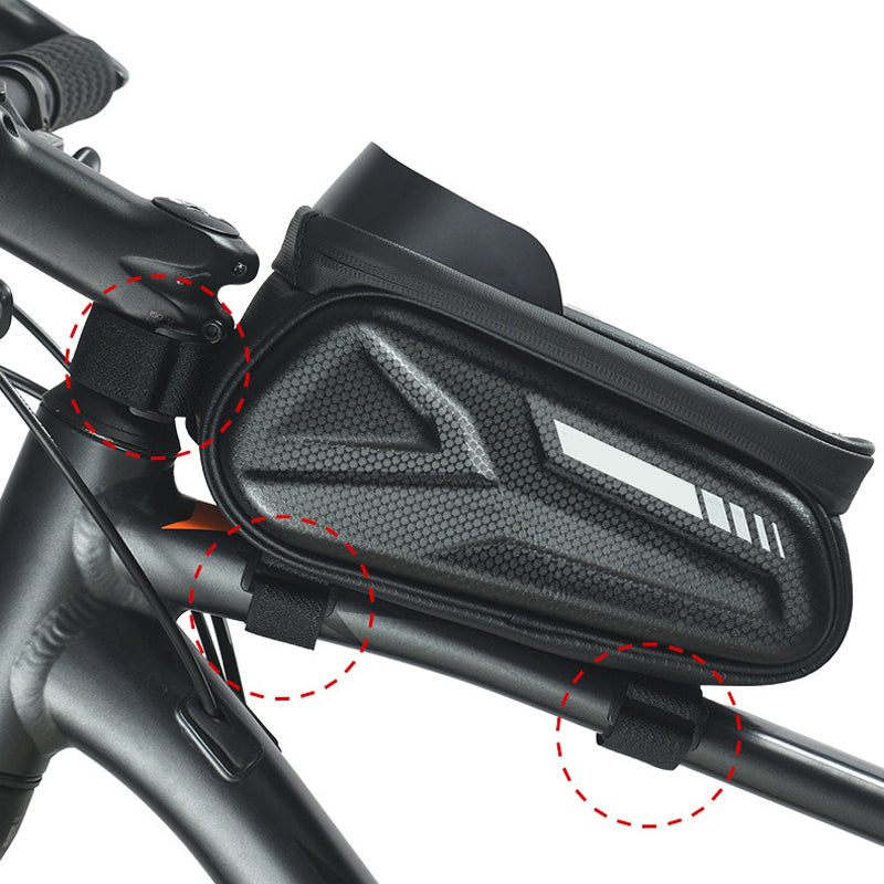 Bicycle frame bag with phone holder waterproof | Karnz