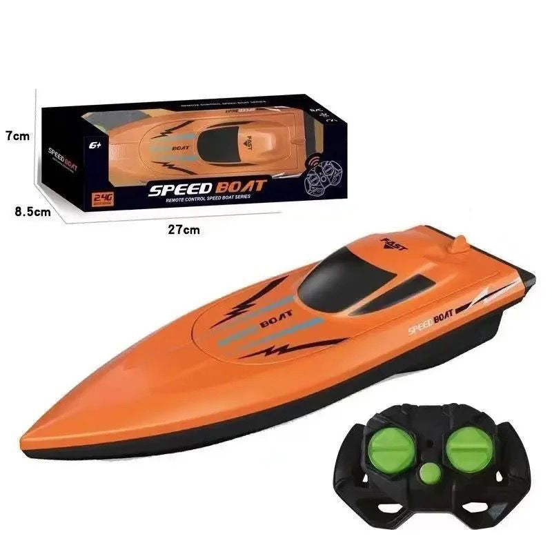 RC racing boat with 2.4 GHz remote control | Skanto