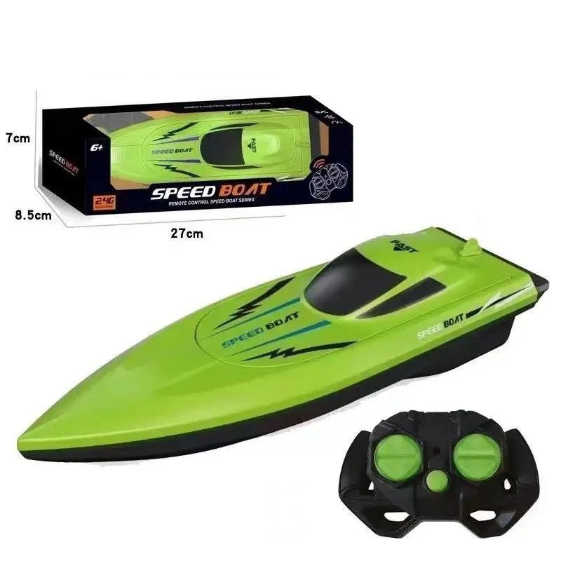 RC racing boat with 2.4 GHz remote control | Skanto