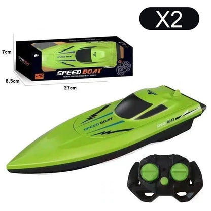 RC racing boat with 2.4 GHz remote control | Skanto