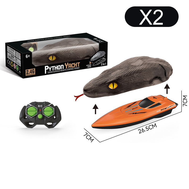 RC racing boat with 2.4 GHz remote control | Skanto