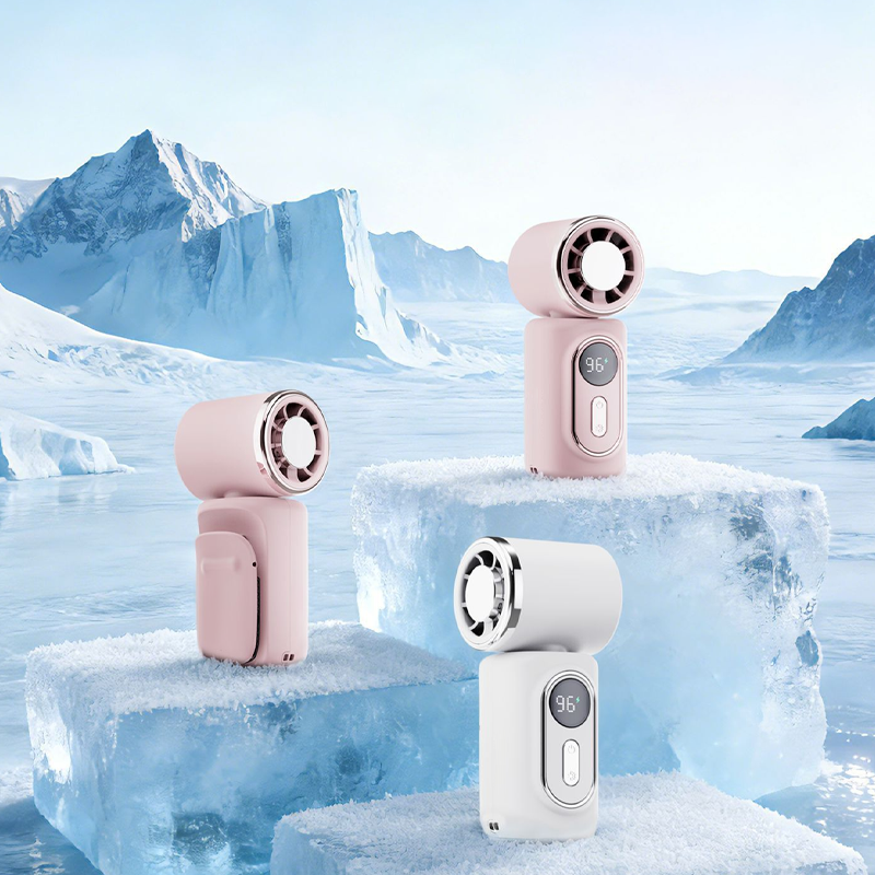 Portable Clip-on Fan with LED Display | Karnz