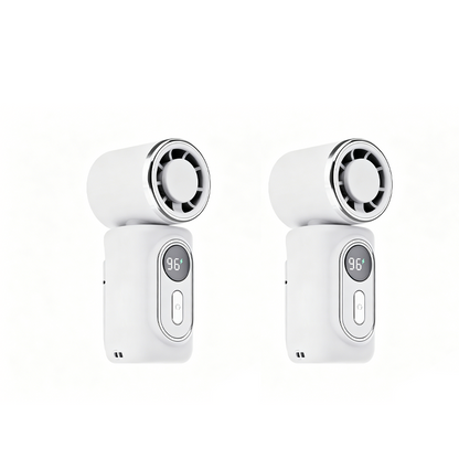 Portable Clip-on Fan with LED Display | Karnz