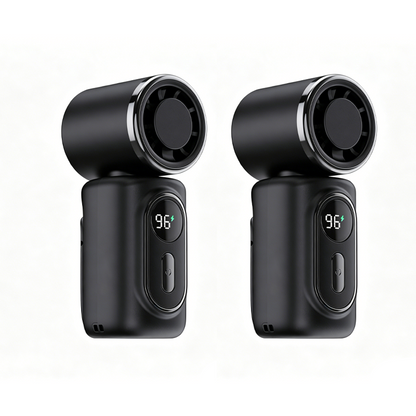 Portable Clip-on Fan with LED Display | Karnz