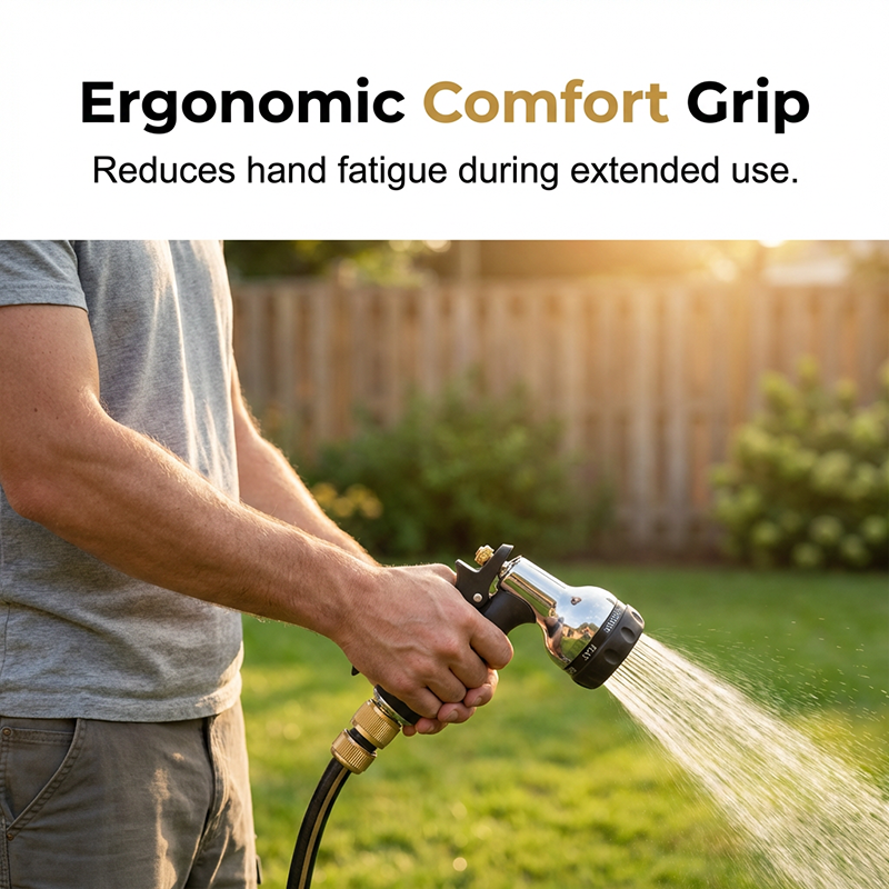 Metal Garden Hose Spray Gun with High Pressure | Karnz