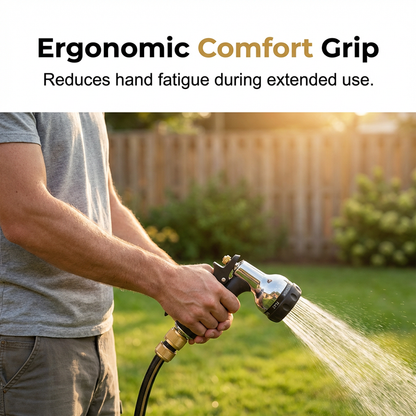 Metal Garden Hose Spray Gun with High Pressure | Karnz