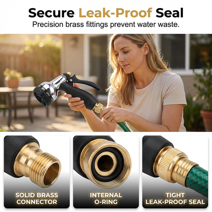 Metal garden hose spray gun with high pressure | Kalsten
