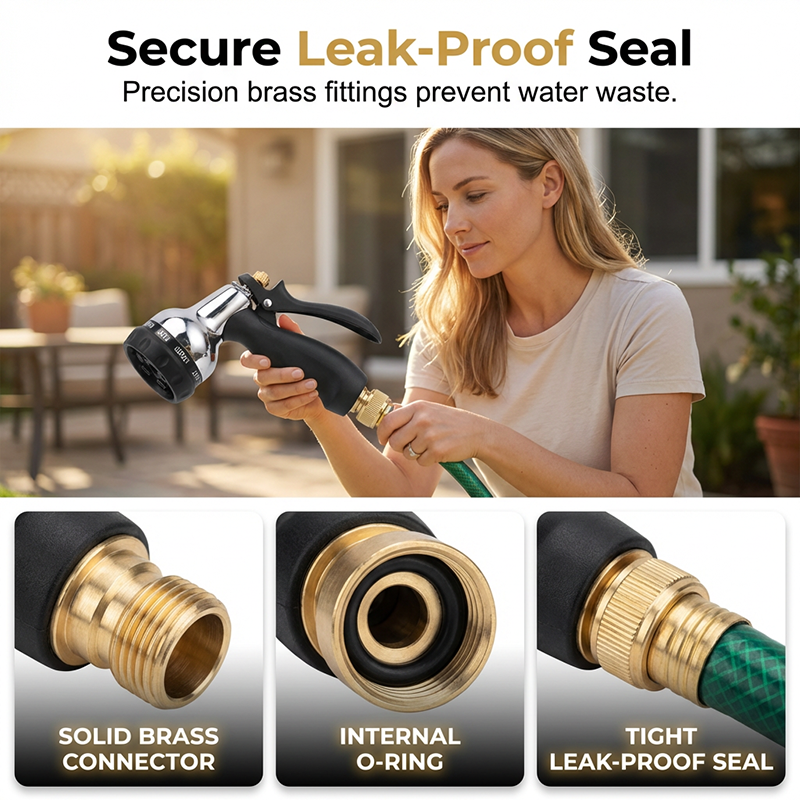 Metal Garden Hose Spray Gun with High Pressure | Karnz
