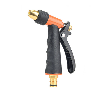 High-pressure garden hose nozzle made of metal | Bowlift