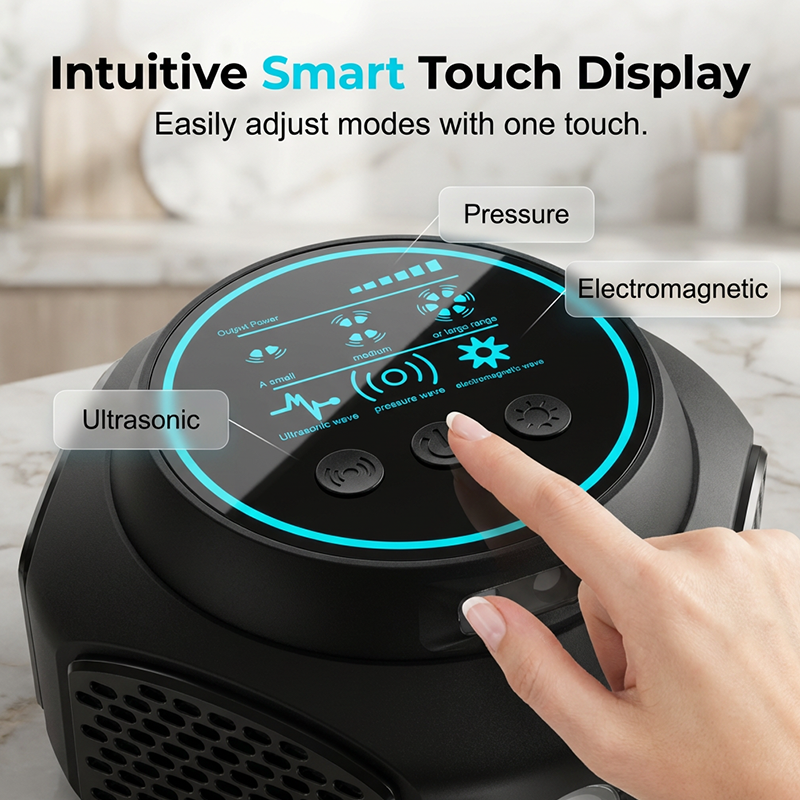 Ultrasonic Pest Repeller with Touchscreen | Skanto