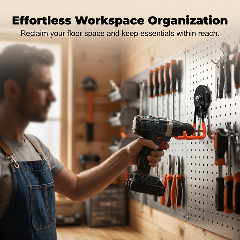 Magnetic double hook for tool storage | Karnz
