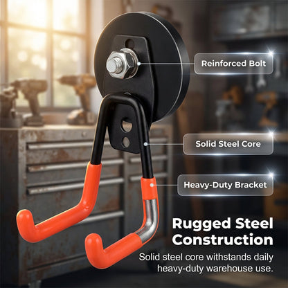 Magnetic double hook for tool storage | Karnz