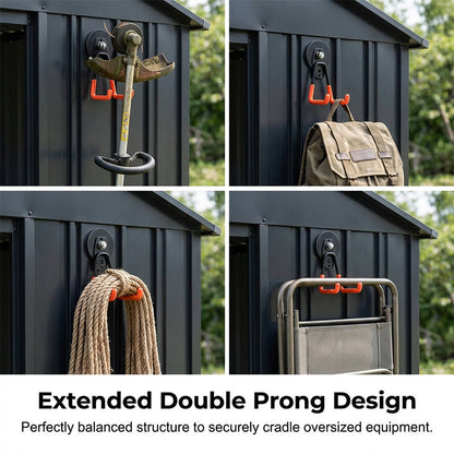 Magnetic double hook for tool storage | Karnz