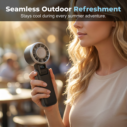 Semiconductor cooling Handheld fan | Karnz