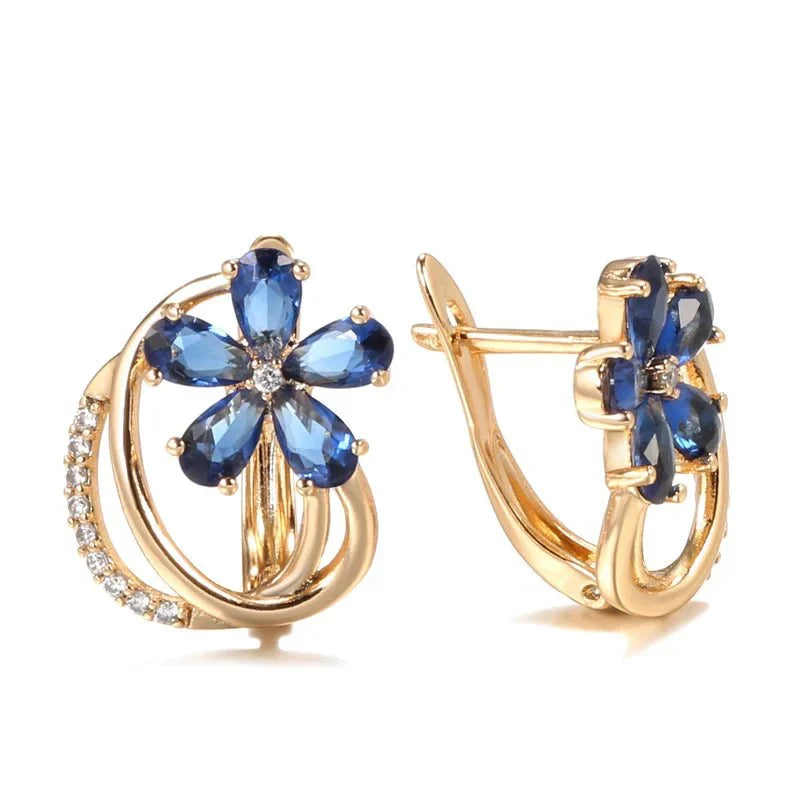 Skanto | Spring Aurora Flower Earrings