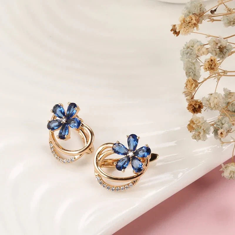 Skanto | Spring Aurora Flower Earrings