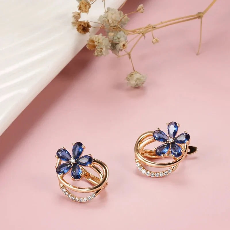 Skanto | Spring Aurora Flower Earrings