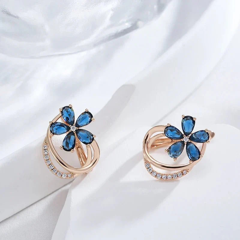 Skanto | Spring Aurora Flower Earrings