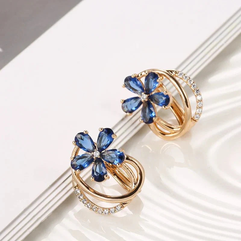 Skanto | Spring Aurora Flower Earrings
