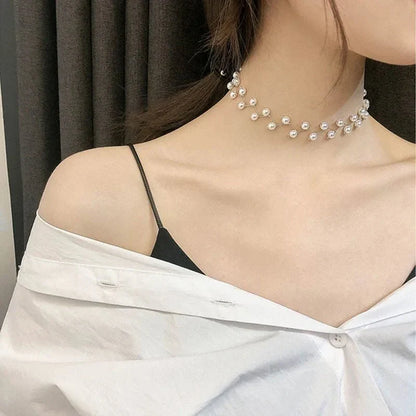 BowLift | Staggering Pearl Choker Necklace