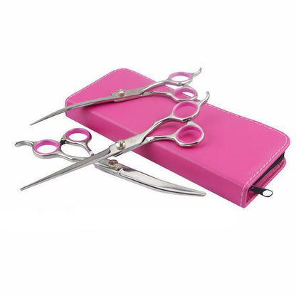 Skanto | Stainless Steel Dog Grooming and Coat Care Scissor Set