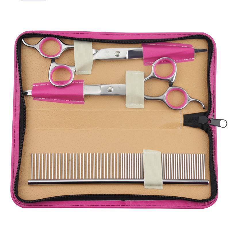 Skanto | Stainless Steel Dog Grooming and Coat Care Scissor Set
