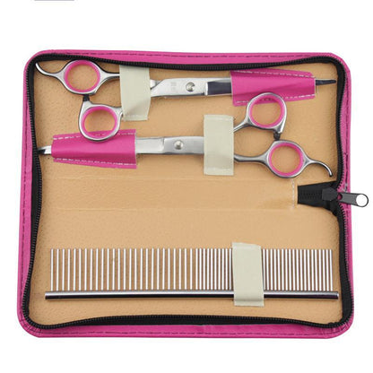 Skanto | Stainless Steel Dog Grooming and Coat Care Scissor Set