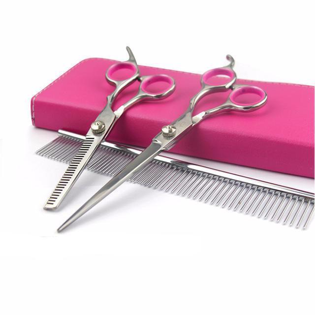 Skanto | Stainless Steel Dog Grooming and Coat Care Scissor Set