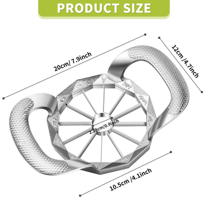 Stainless Steel Apple Slicer Heavy Duty Sharp Fruit Cutter and Divider | Bowlift