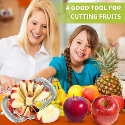 Stainless Steel Apple Slicer Heavy Duty Sharp Fruit Cutter and Divider | Bowlift