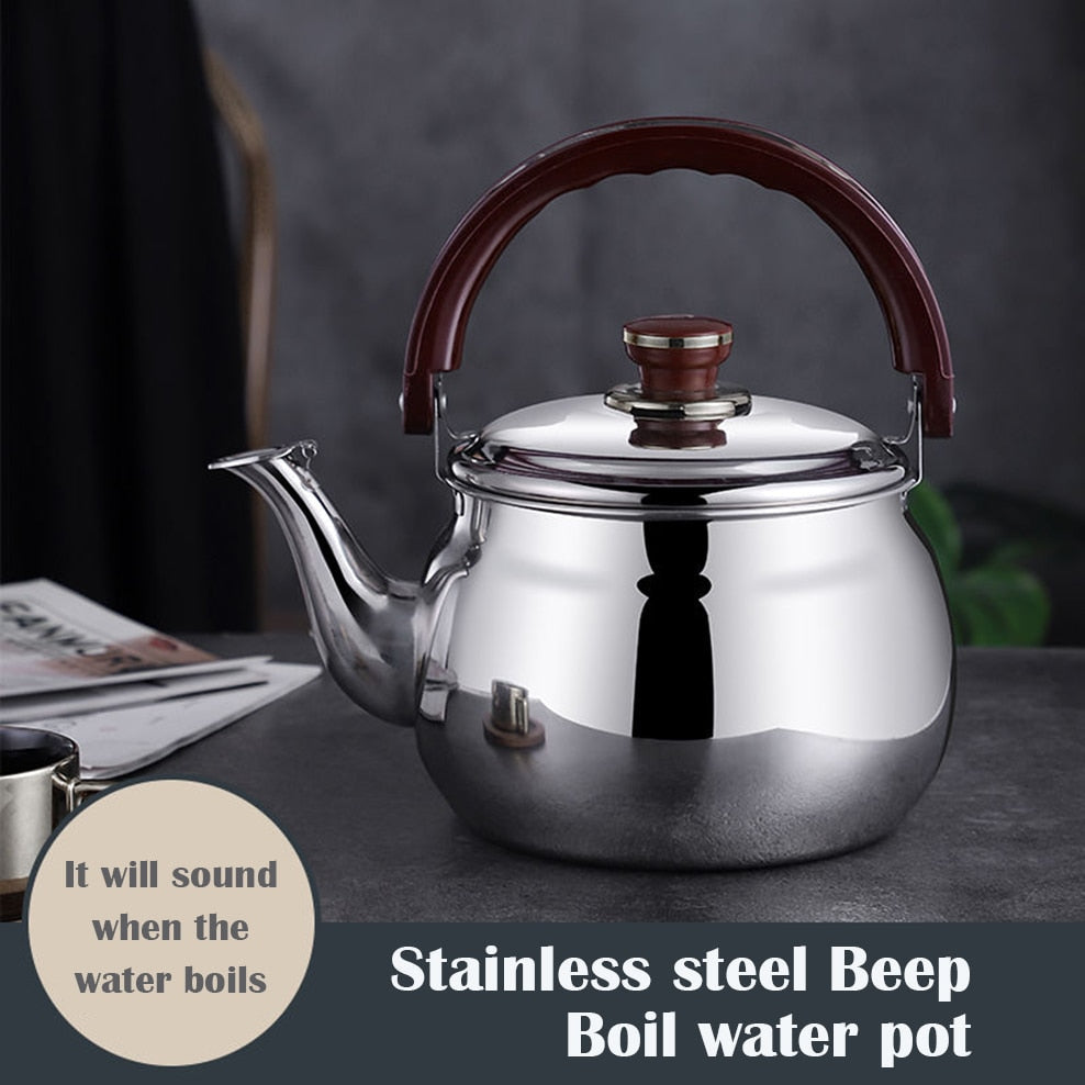 Stainless Steel Thick-Walled Whistling Kettle | Karnz