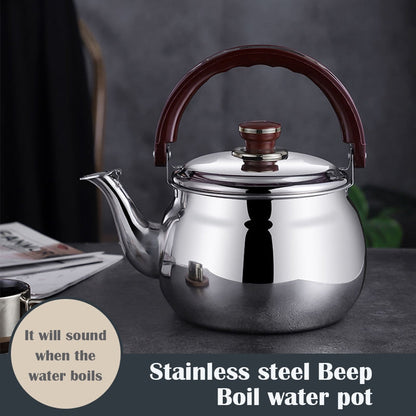 Stainless Steel Thick-Walled Whistling Kettle | Karnz