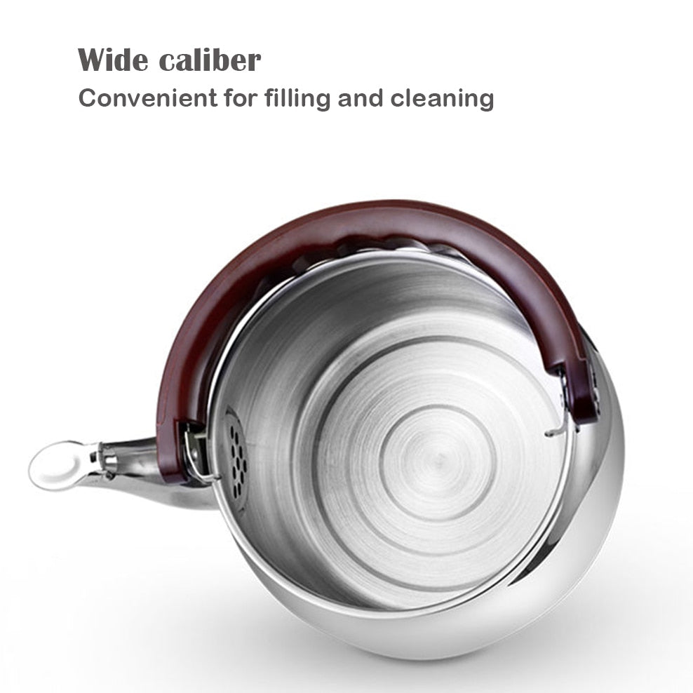 Stainless Steel Thick-Walled Whistling Kettle | Karnz