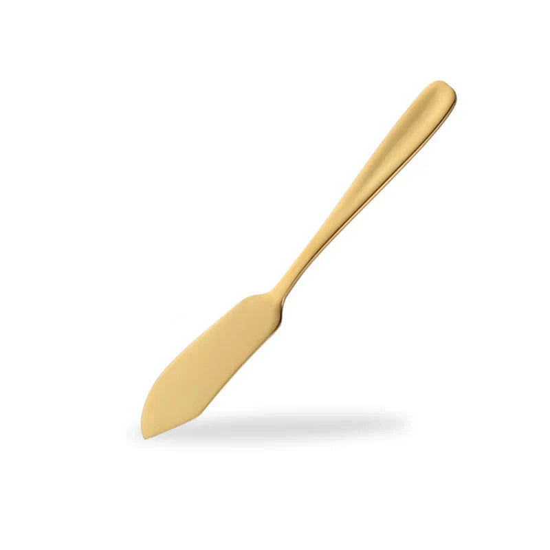 Stainless Steel Butter Knife Colorful Dessert Jam Cream Cheese Spreader | Bowlift