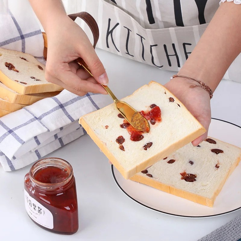 Stainless Steel Butter Knife Colorful Dessert Jam Cream Cheese Spreader | Bowlift