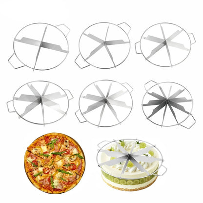 Stainless Steel Cake Cutter and Slicer Adjustable Pastry Portion Marker | Bowlift