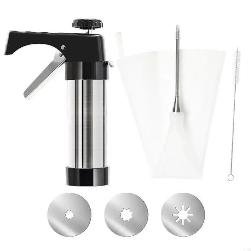 Stainless Steel Churro Maker Cookie Press and Cake Decorating Tool | Brehn