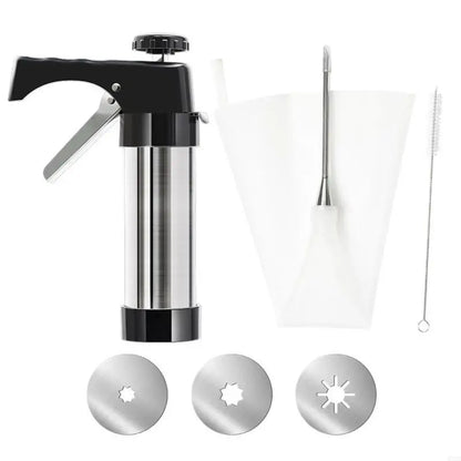 Stainless Steel Churro Maker Cookie Press and Cake Decorating Tool | Brehn
