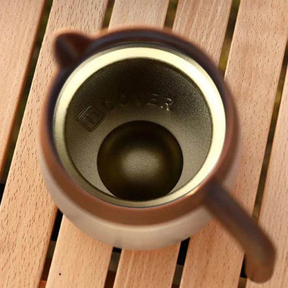 Stainless Steel Covered Stew Teapot with Titanium-Coated Inner Thermos | Bowlift